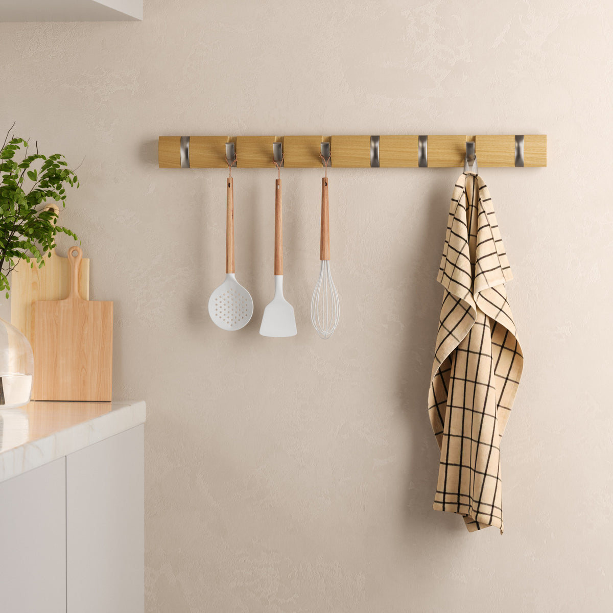 Wall Hooks | color: Natural-Nickel