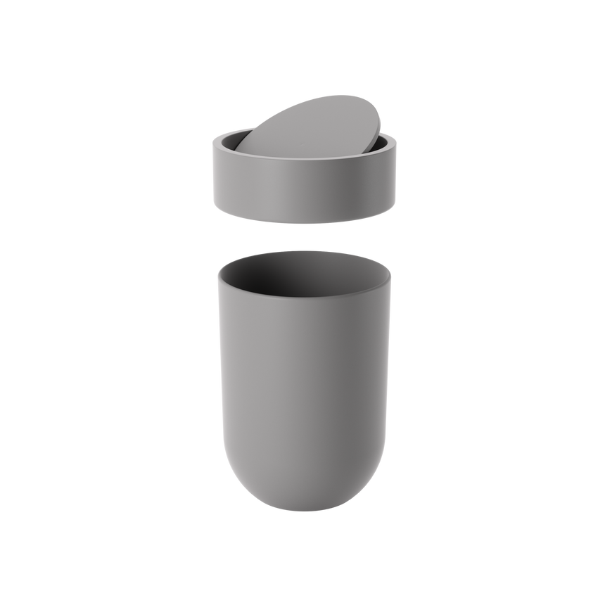 Bathroom Trash Cans | color: Grey