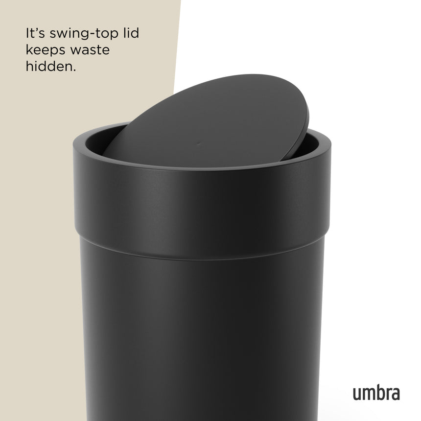 Bathroom Trash Cans | color: Black