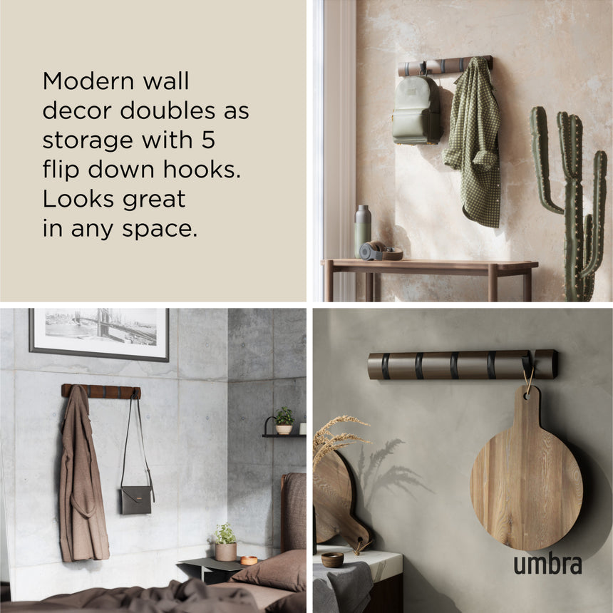 Wall Hooks | color: Black-Walnut