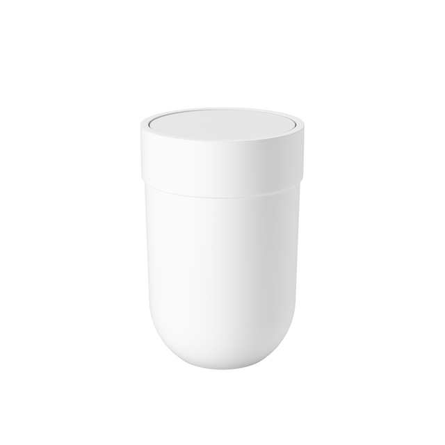 Bathroom Trash Cans | color: White