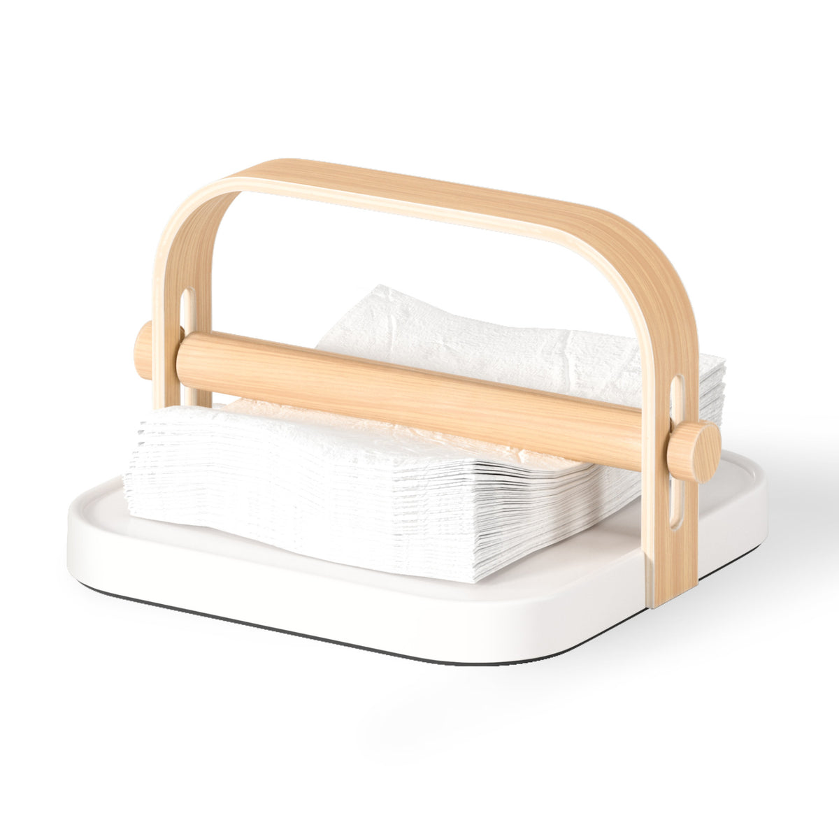 Napkin Holders | color: White-Natural