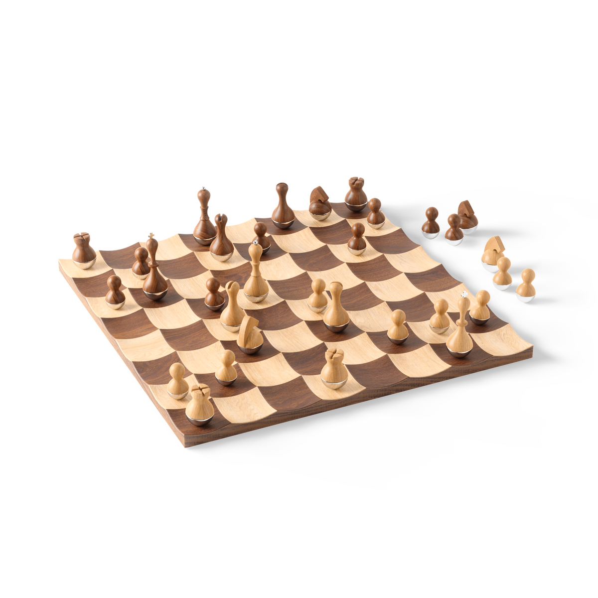 WJING Schachspiel Importiert handgemachte Massivholzschach Set