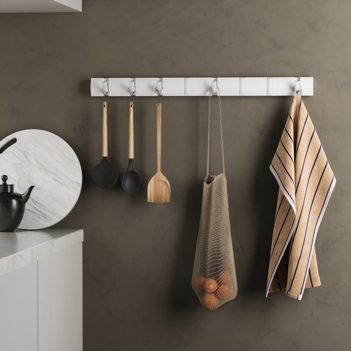Wall Hooks | color: White-White