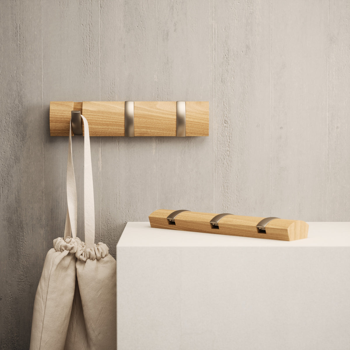 Wall Hooks | color: Natural-Nickel