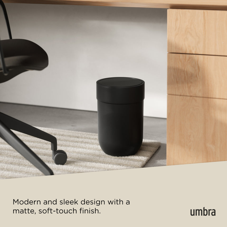Bathroom Trash Cans | color: Black