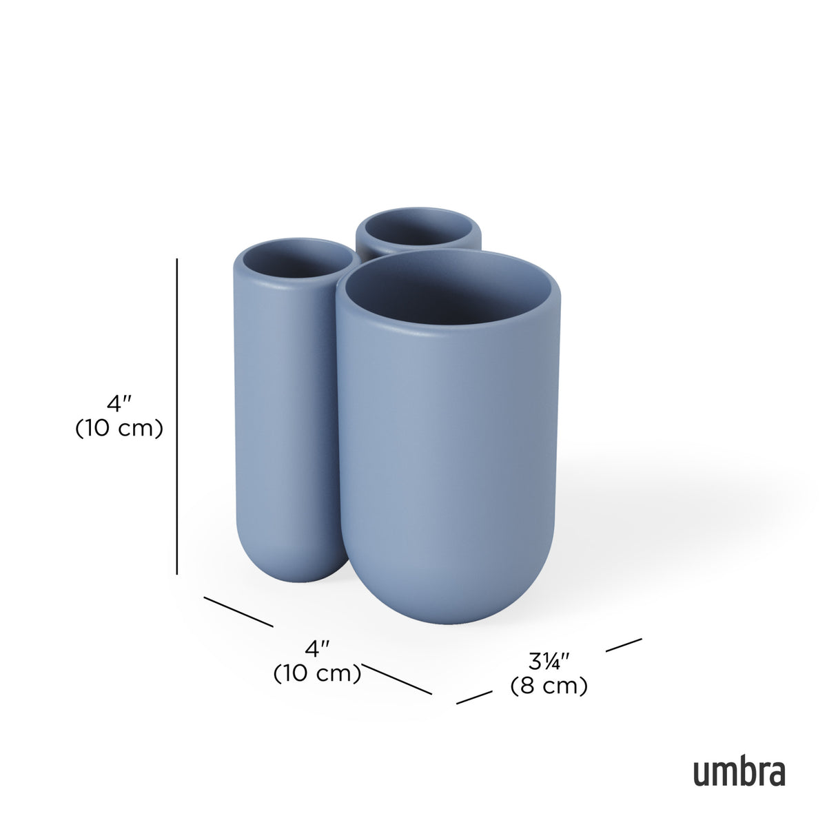 Tumblers & Toothbrush Holders | color: Slate Blue