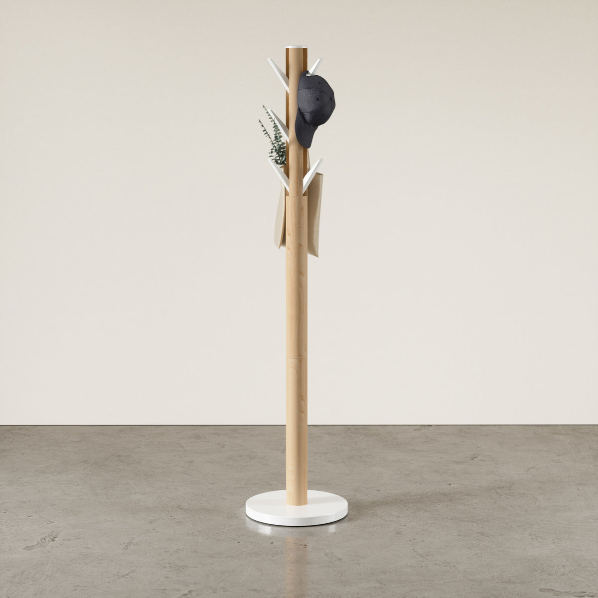 Coat Racks & Valets | color: White-Natural | https://player.vimeo.com/video/132448873