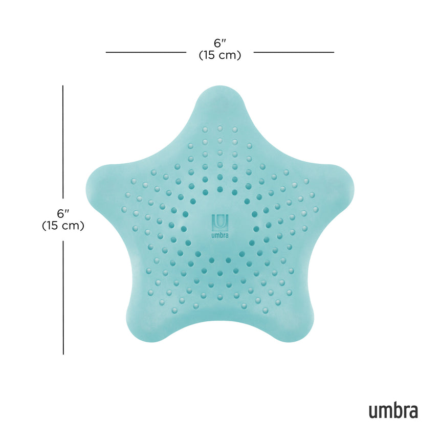 Drain Stop & Hair Catcher | color: Lagoon Blue