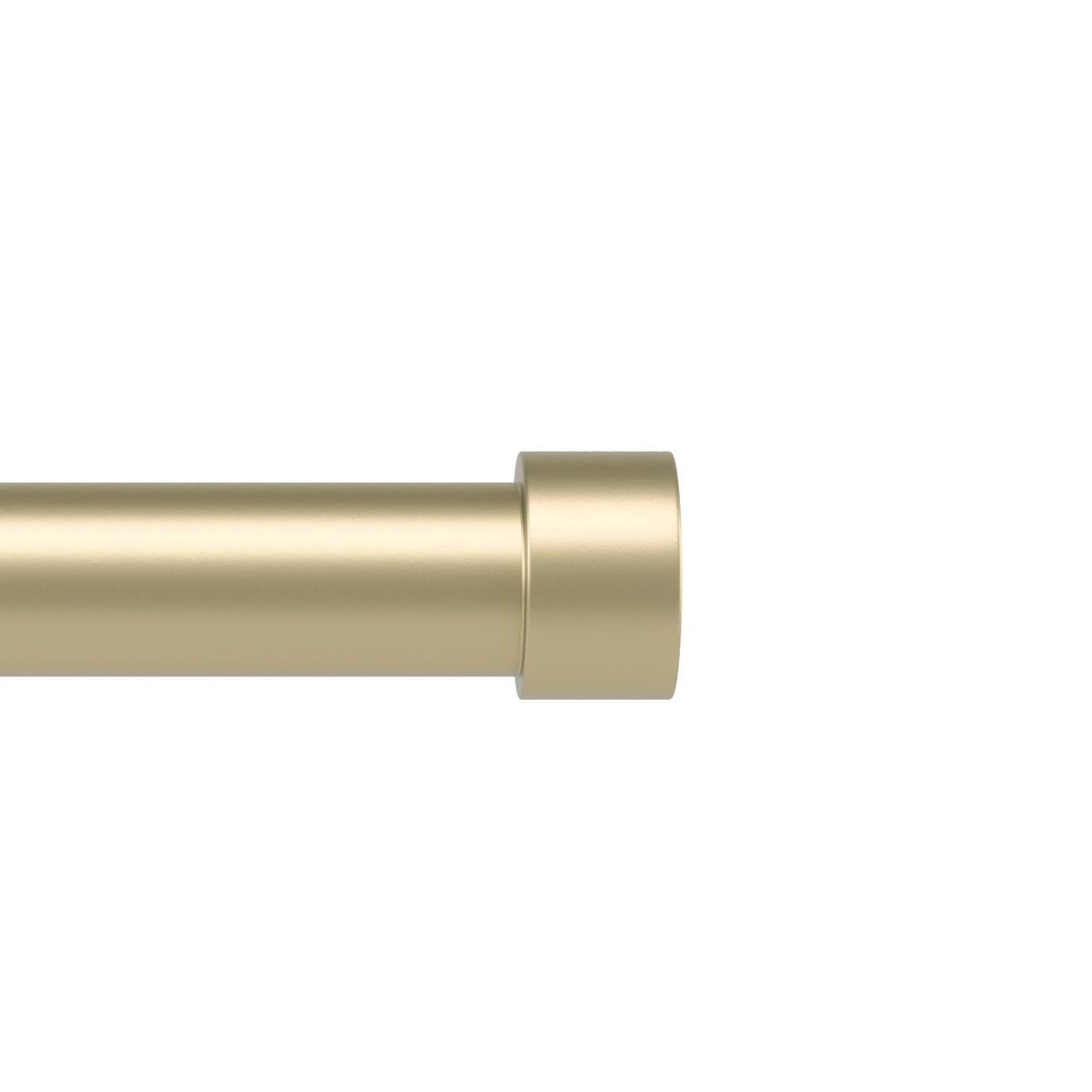 Single Curtain Rods | color: Gold | size: 66-120" (168-305 cm) | diameter: 1" (2.5 cm)