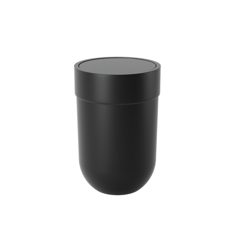 Bathroom Trash Cans | color: Black