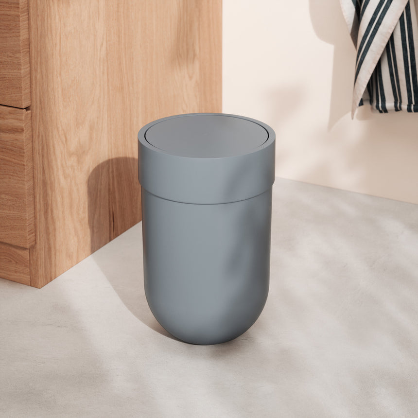 Bathroom Trash Cans | color: Slate Blue | Hover