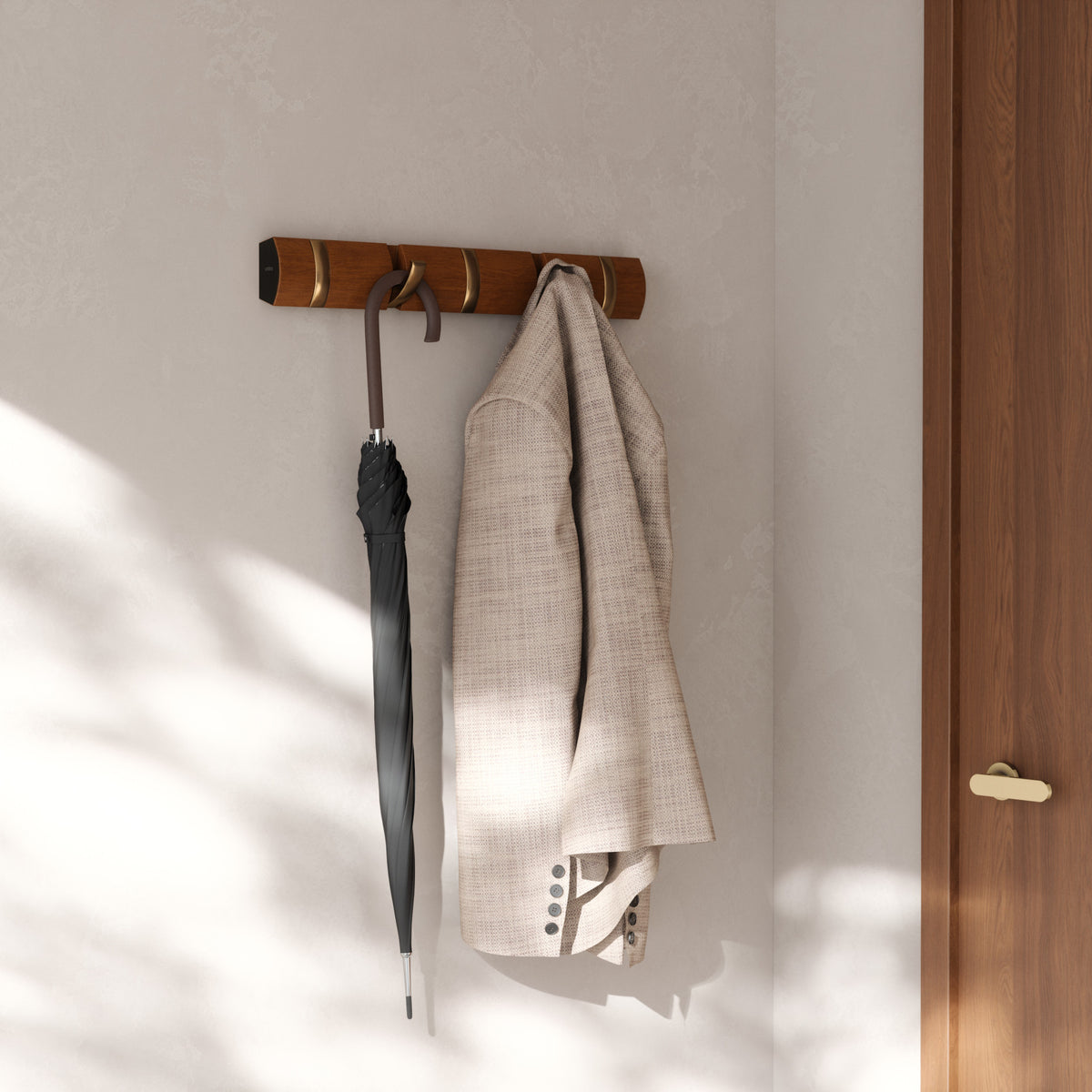 Wall Hooks | color: Warm-Gold | Hover