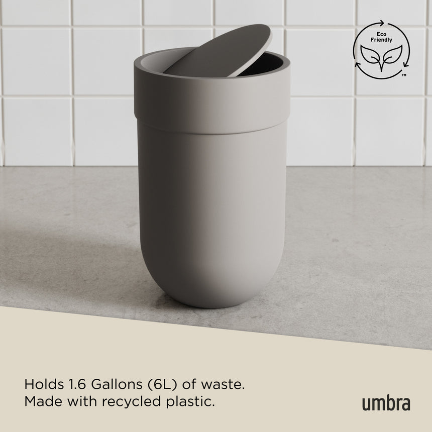 Bathroom Trash Cans | color: Grey