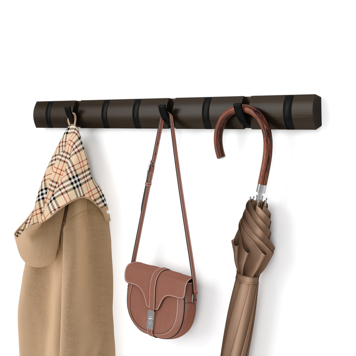 Wall Hooks | color: Black-Walnut
