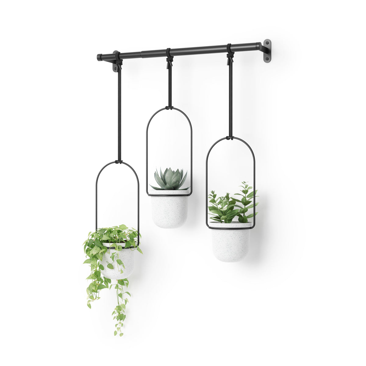 Triflora Hängeblumentopf, 3er-Set – Umbra Europe