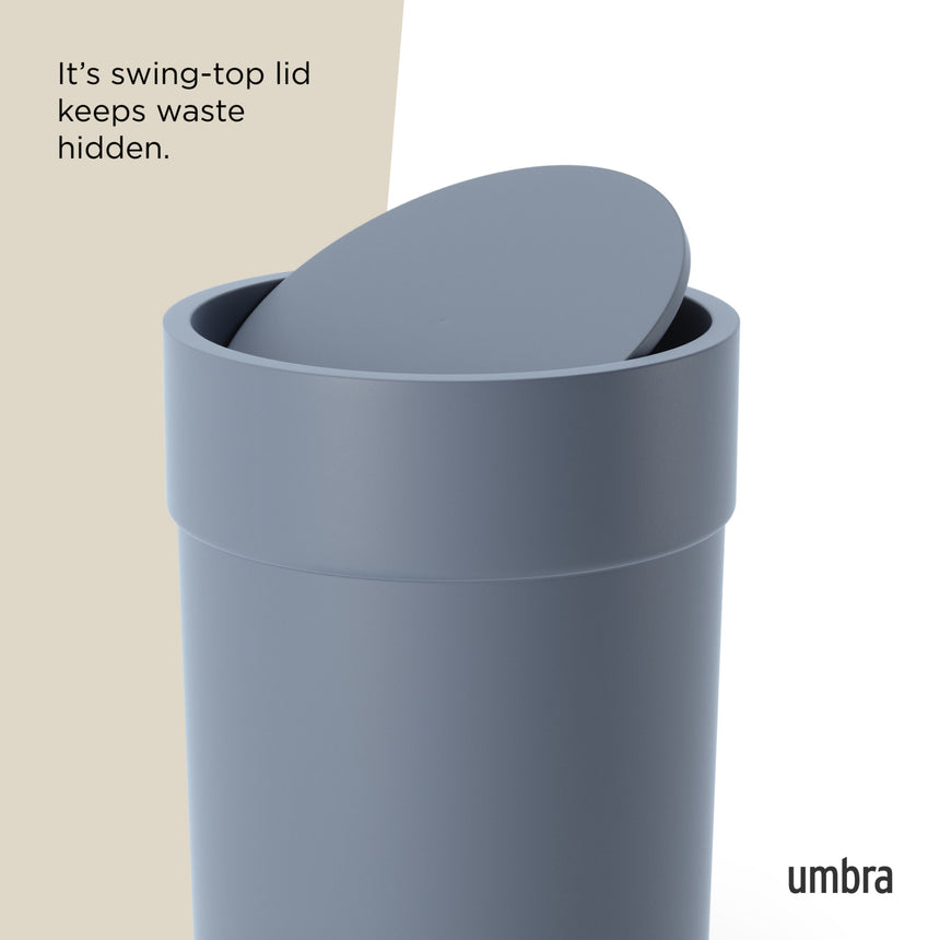 Bathroom Trash Cans | color: Slate Blue