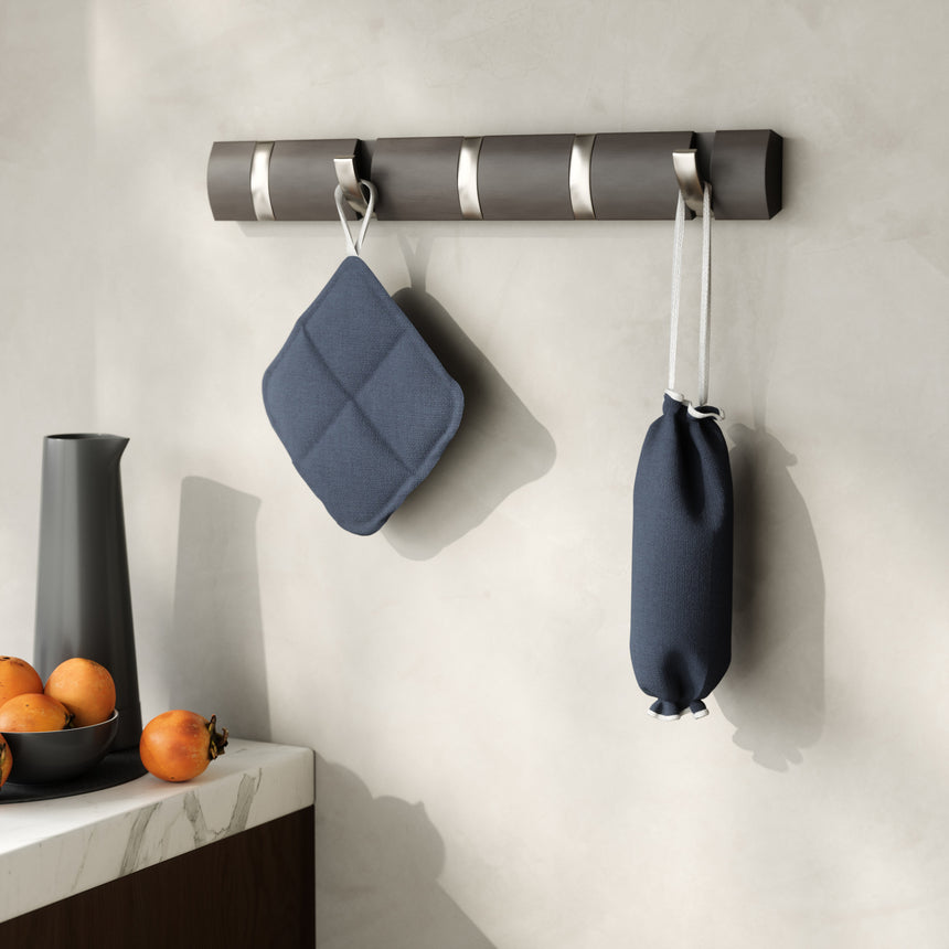Wall Hooks | color: Driftwood-Nickel
