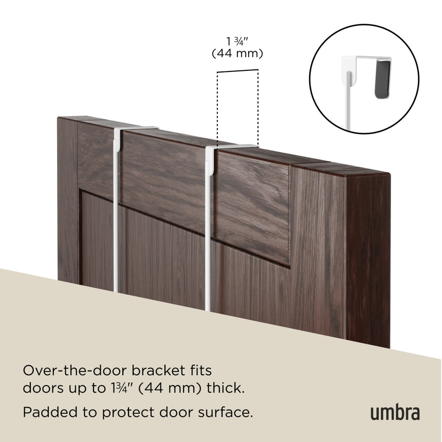 Over The Door Hooks | color: White-Natural