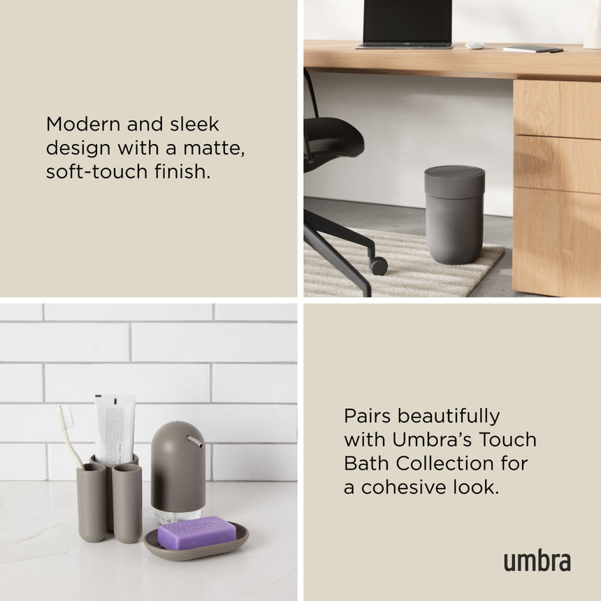 Bathroom Trash Cans | color: Grey