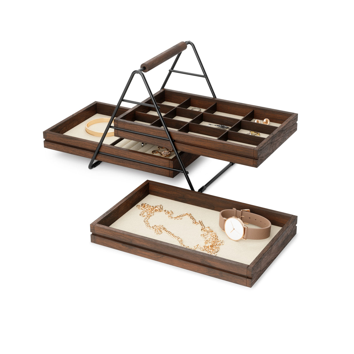 Jewelry Trays | color: Black-Walnut