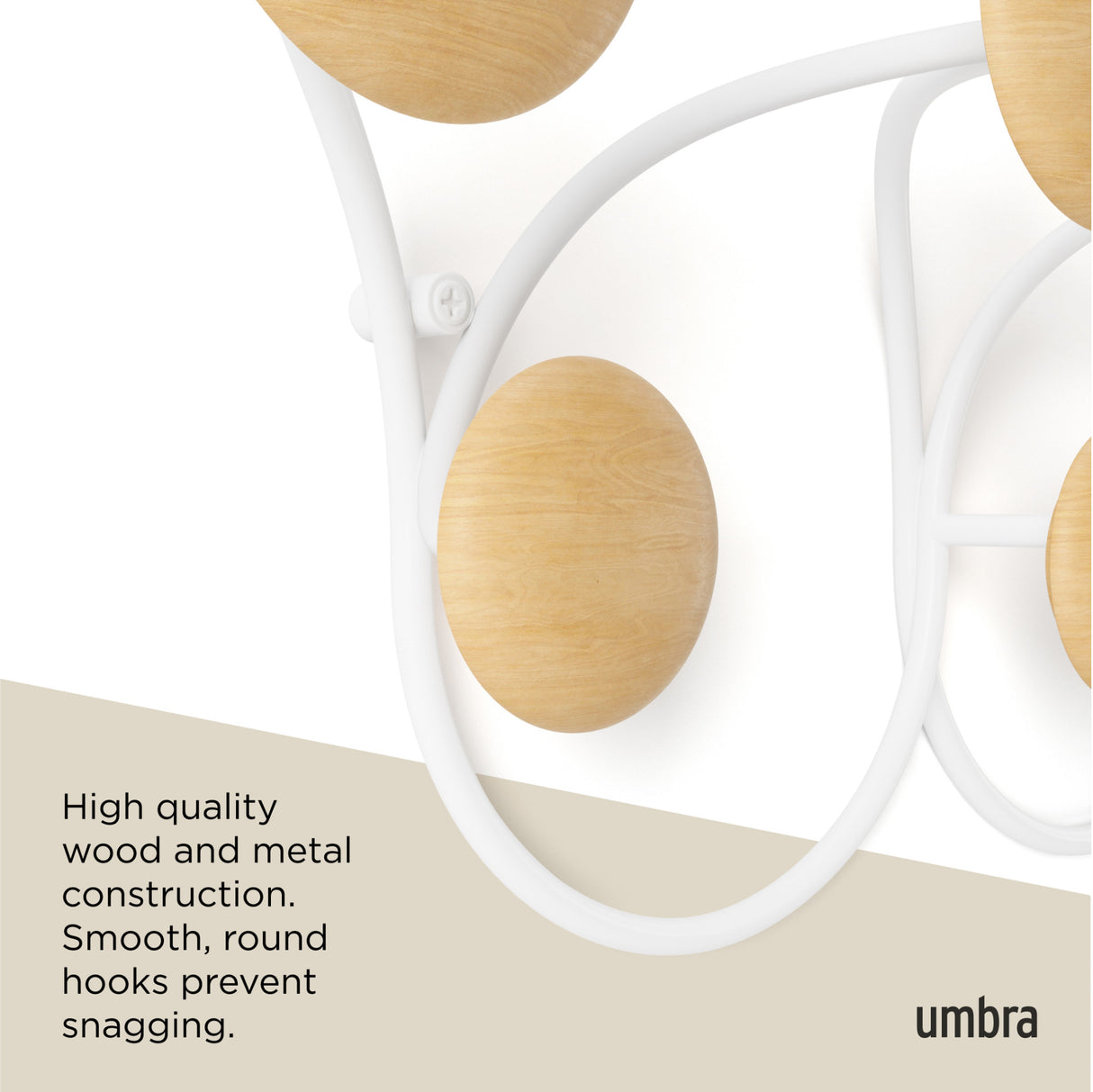 Wall Hooks | color: White-Natural