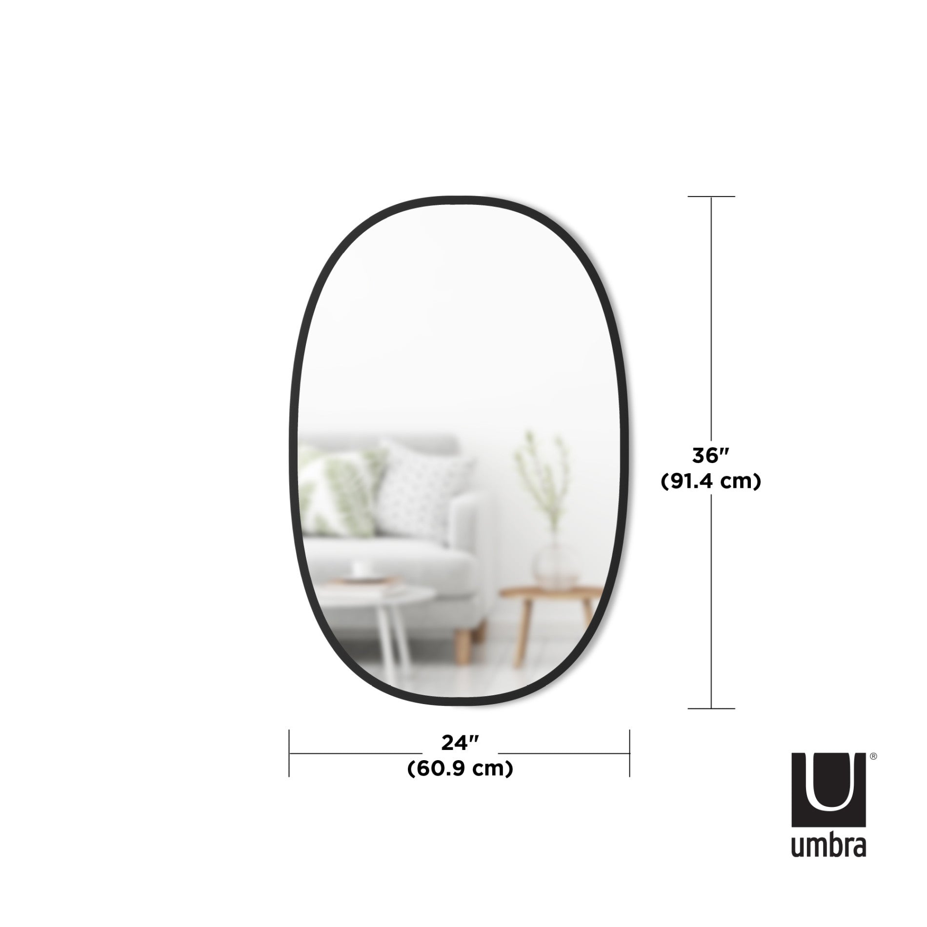 Hub Oval Wall Mirror – Umbra Europe