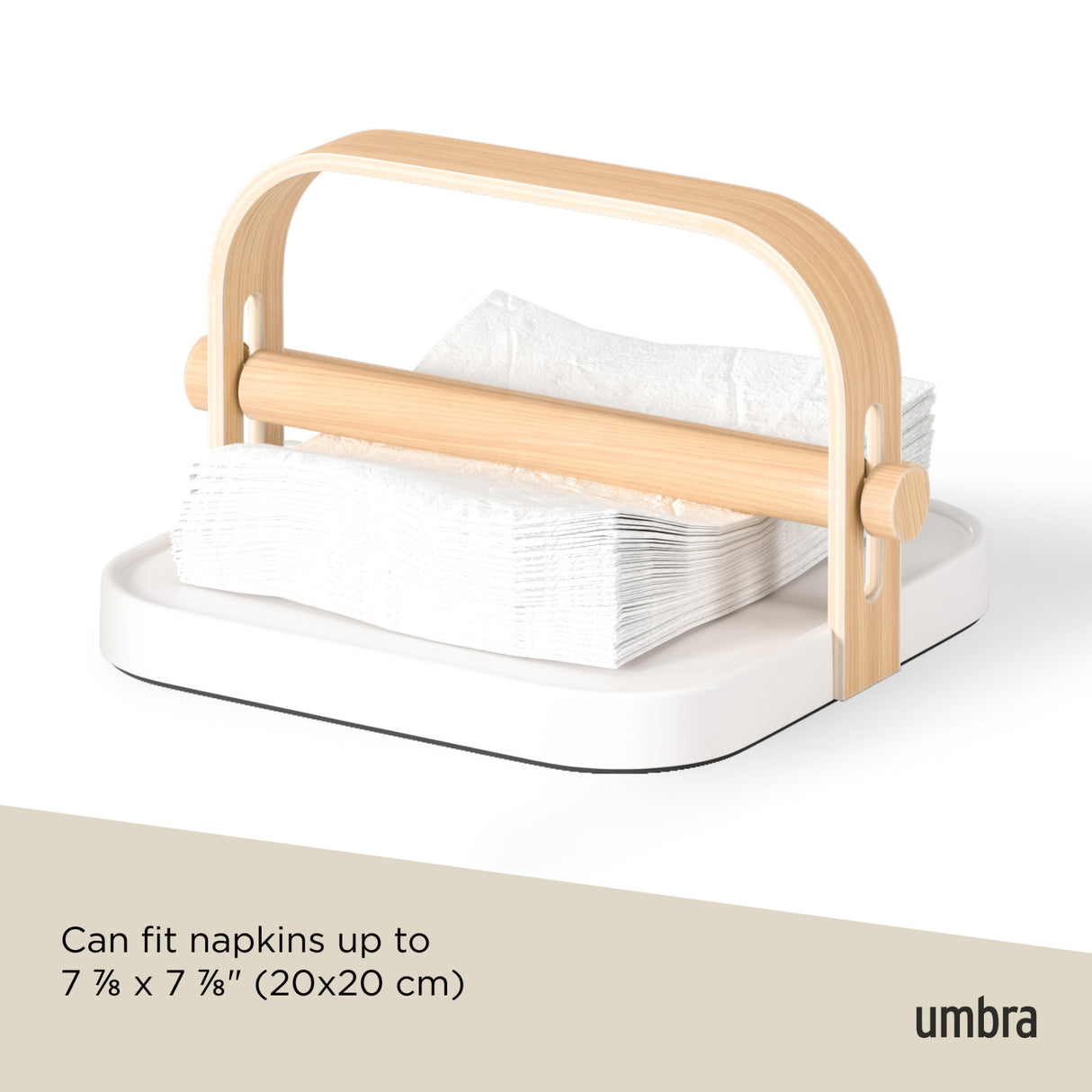 Napkin Holders | color: White-Natural