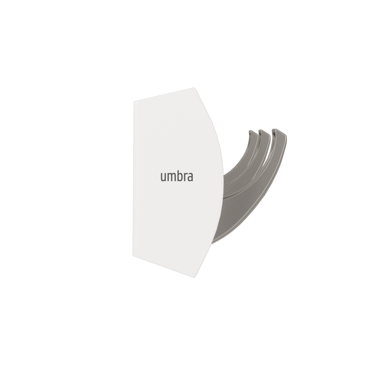 Wall Hooks | color: White-Nickel
