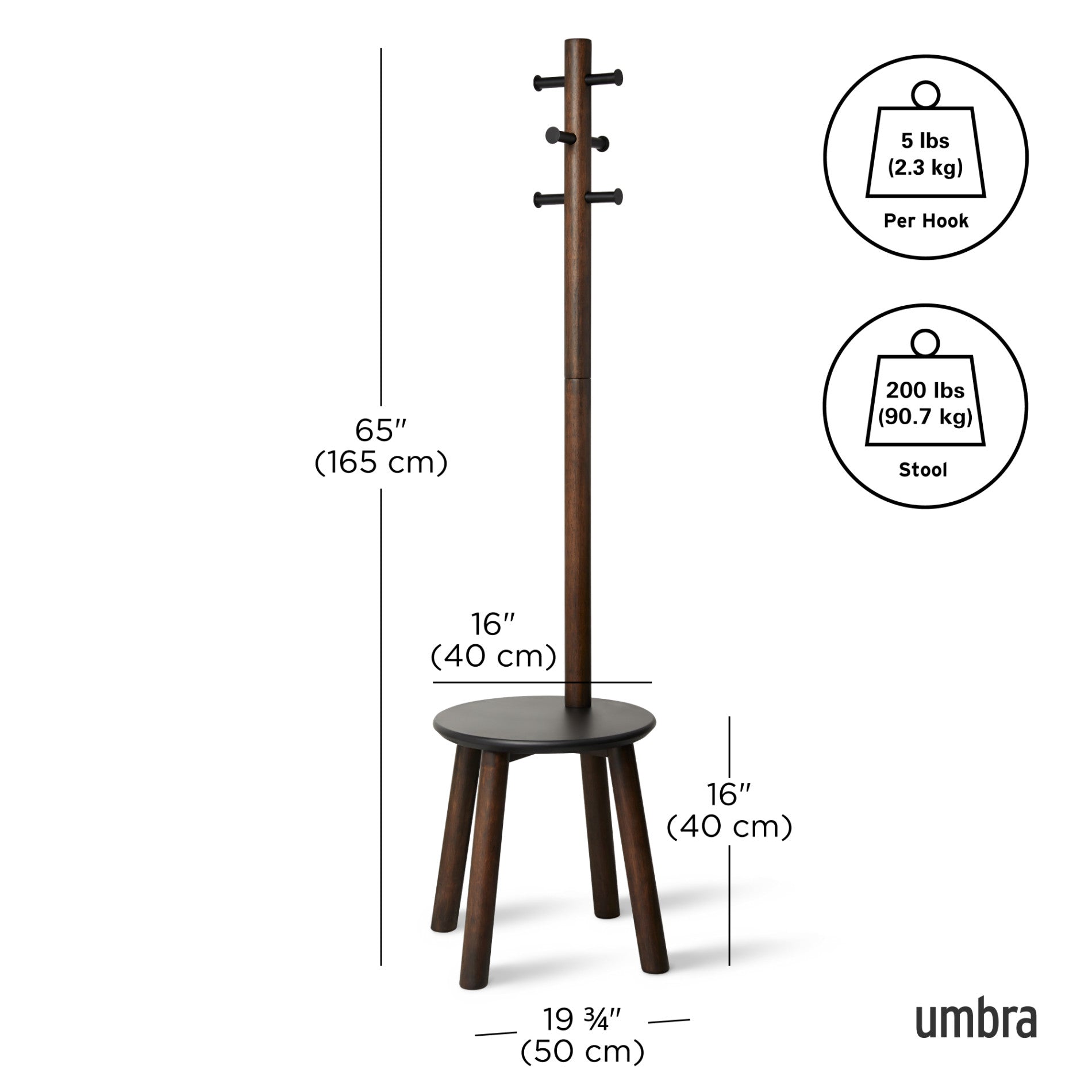 Pillar Stool and Coat Rack – Umbra Europe
