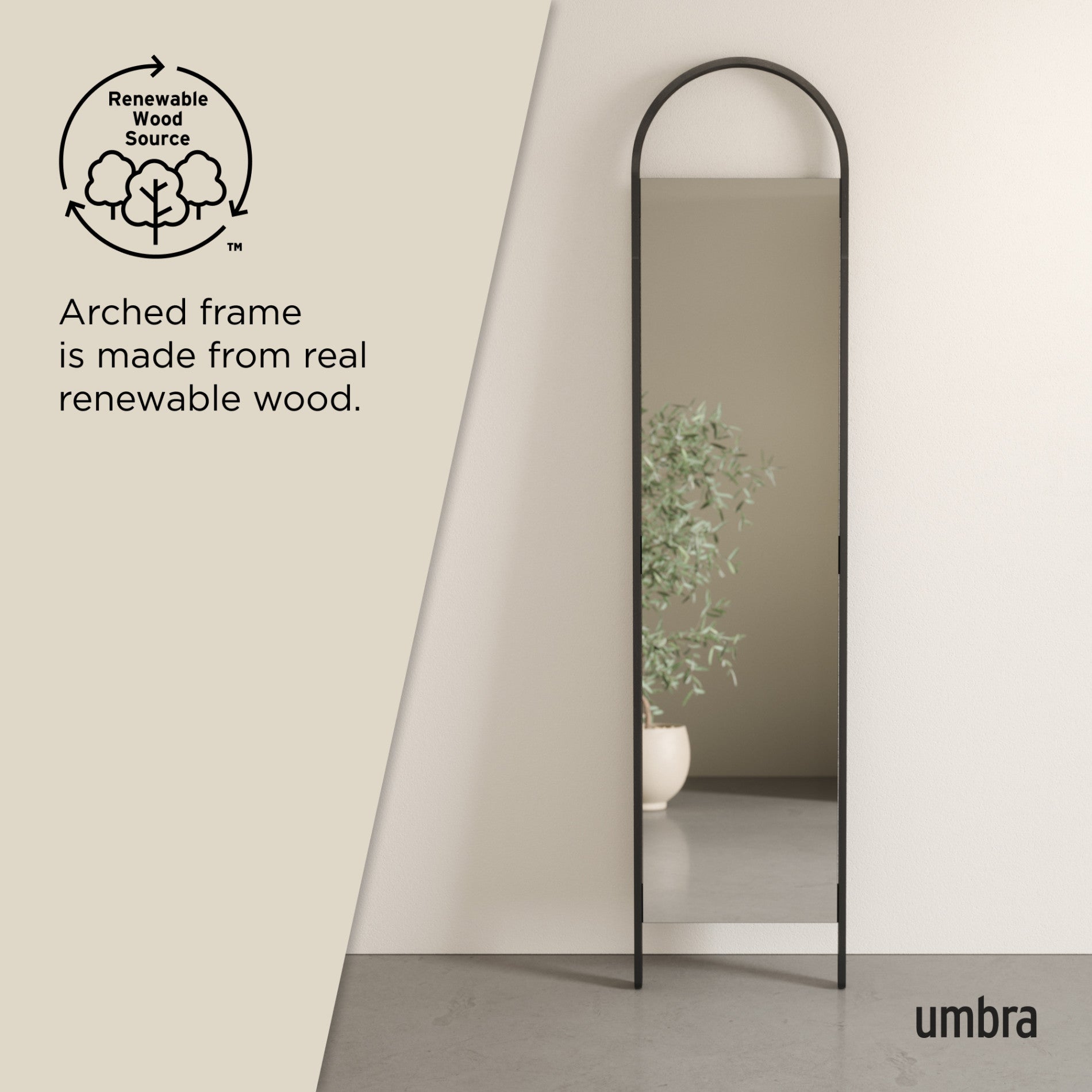 Bellwood Leaning Mirror – Umbra Europe