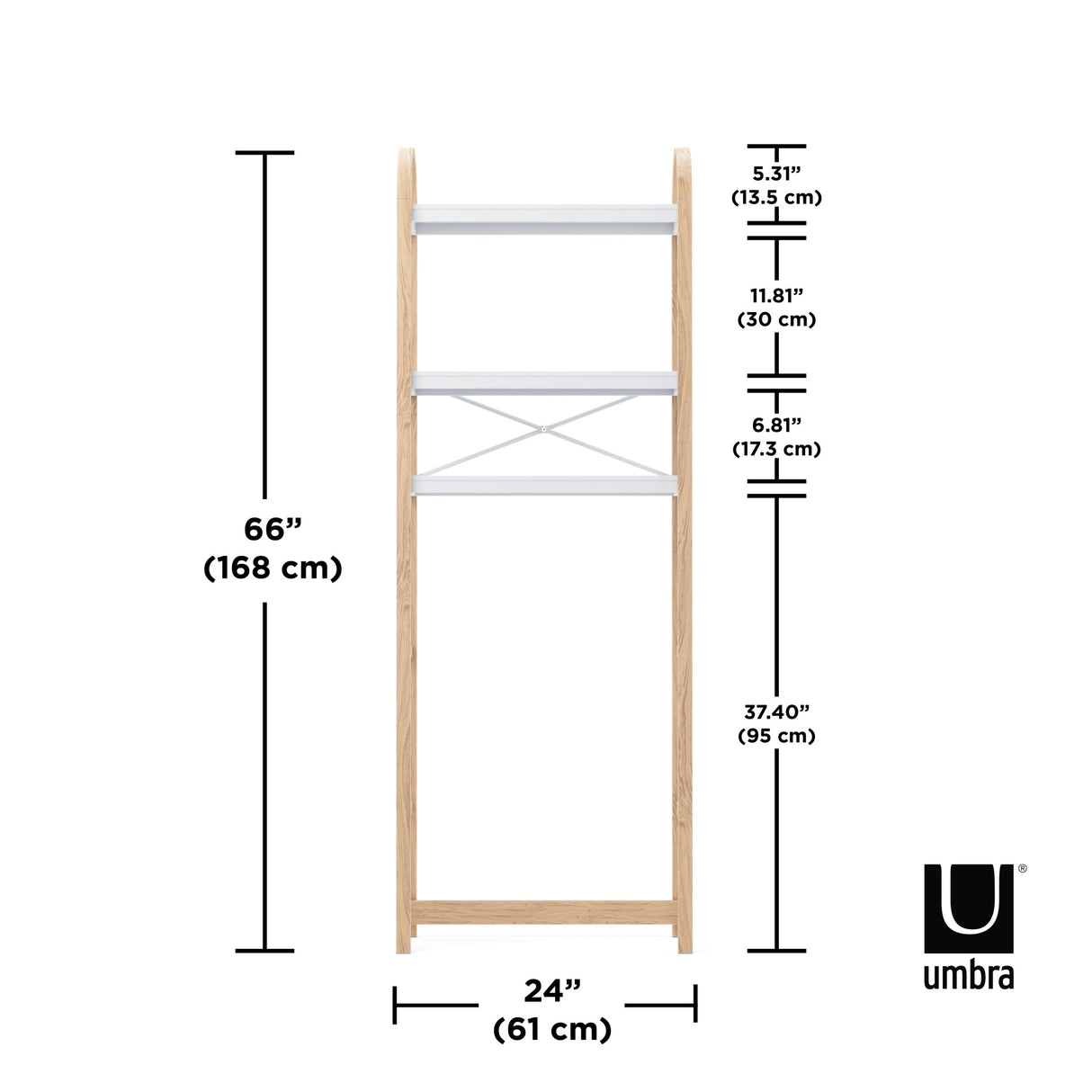 Shelves & Magazine Racks | color: White-Natural