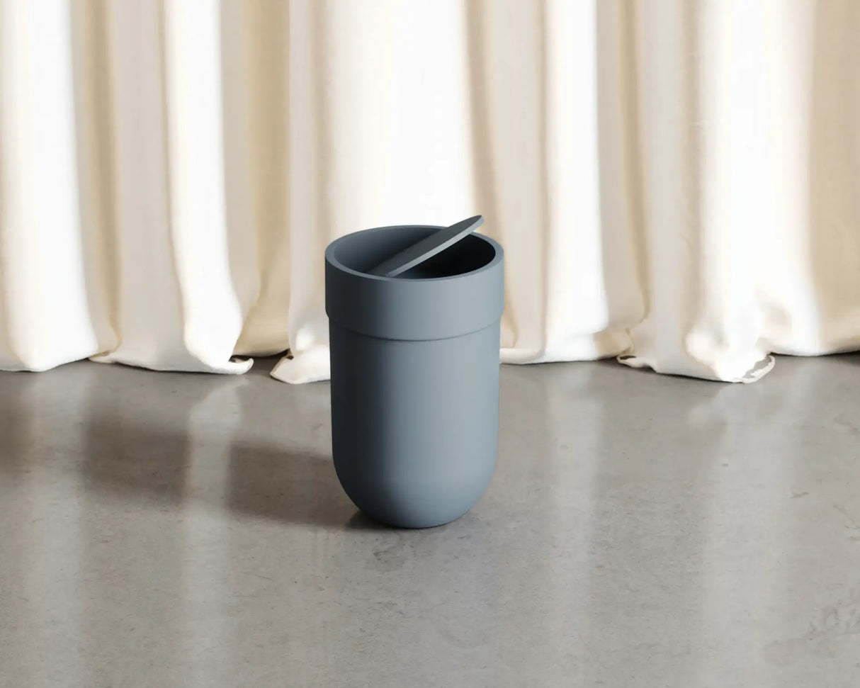 Bathroom Trash Cans | color: Slate Blue