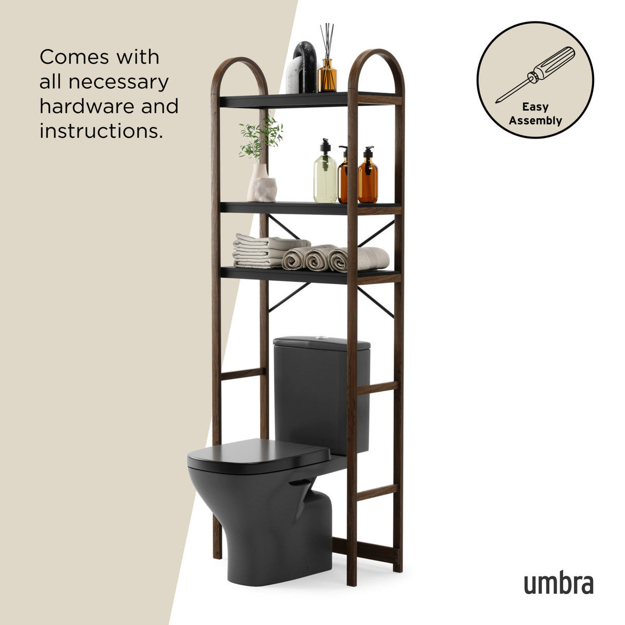 Shelves & Magazine Racks | color: Black-Walnut