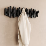 Wall Hooks | color: Black | size: 8-Hook