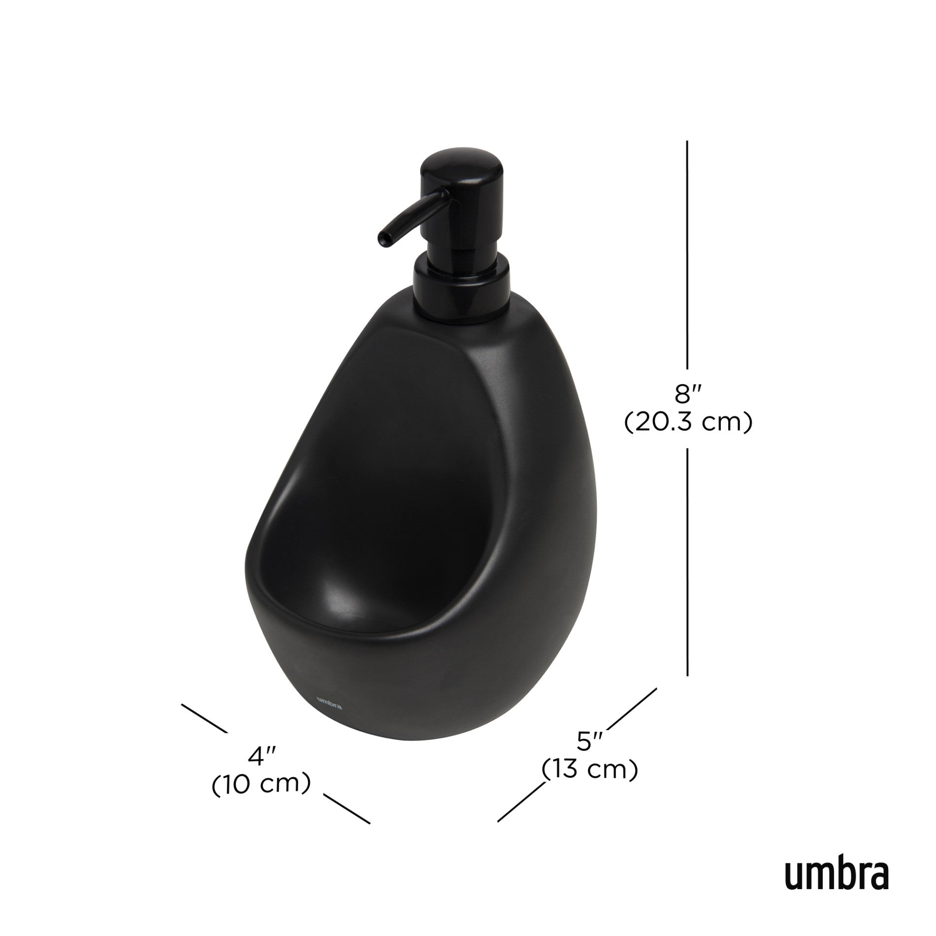 Happy Bath Time 美容機器 黒 Joey Soap Pump & Scrubby – Umbra Europe