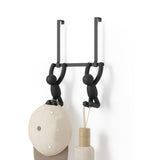 Over The Door Hooks | color: Black