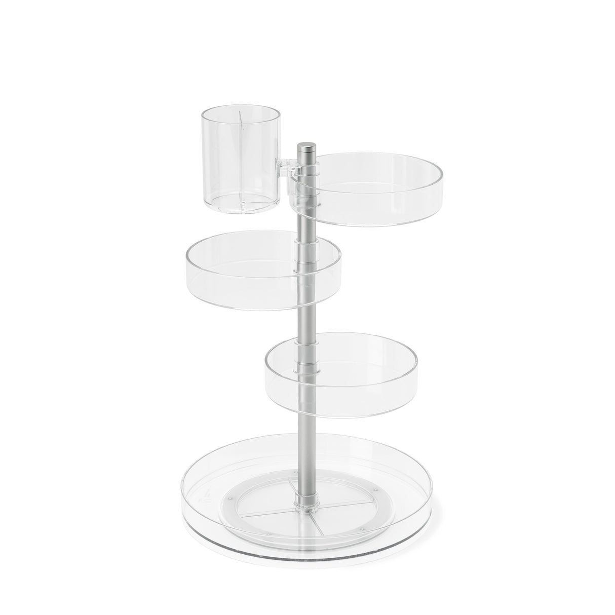 Cosmetic Organizers | color: Clear-Nickel