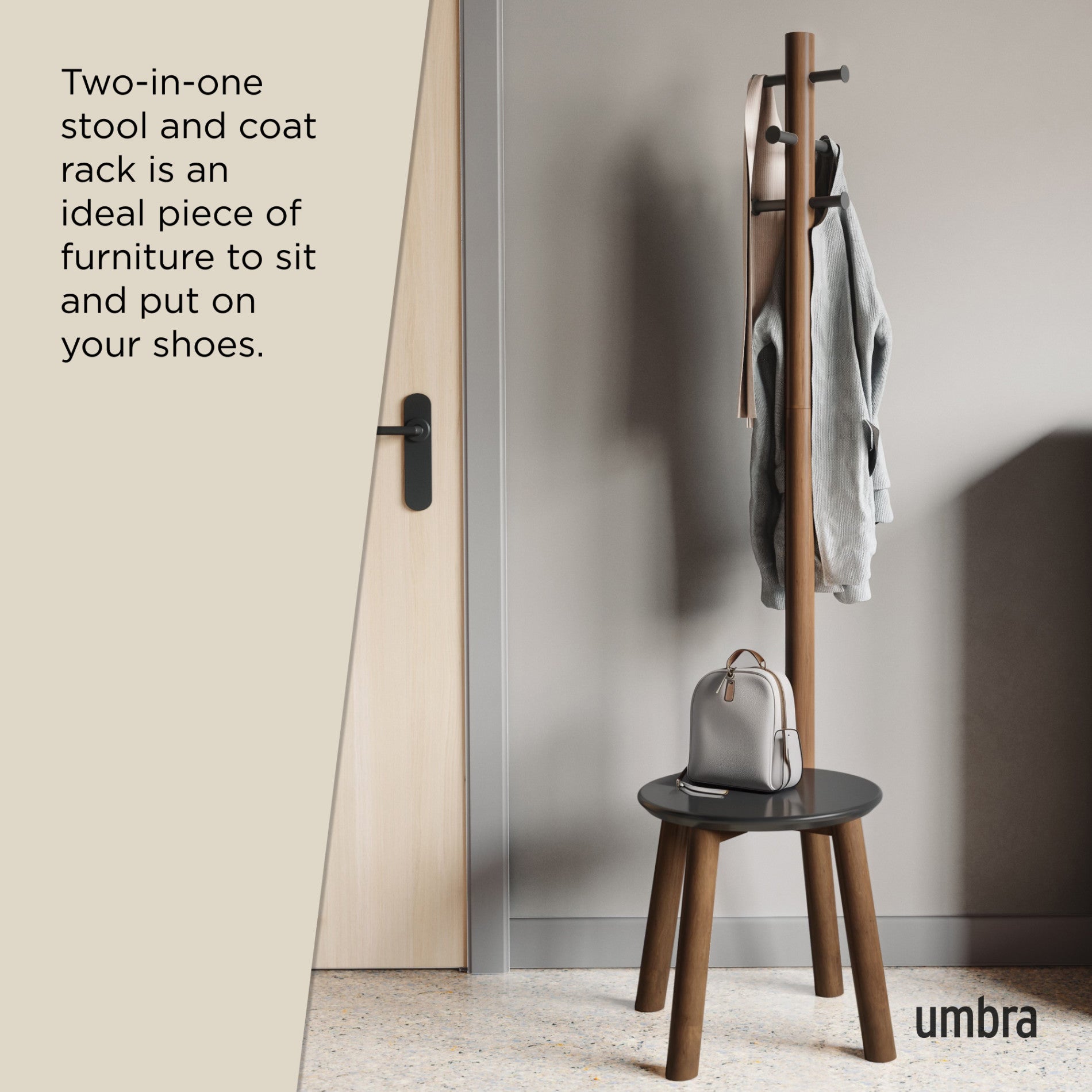 Pillar Stool and Coat Rack – Umbra Europe