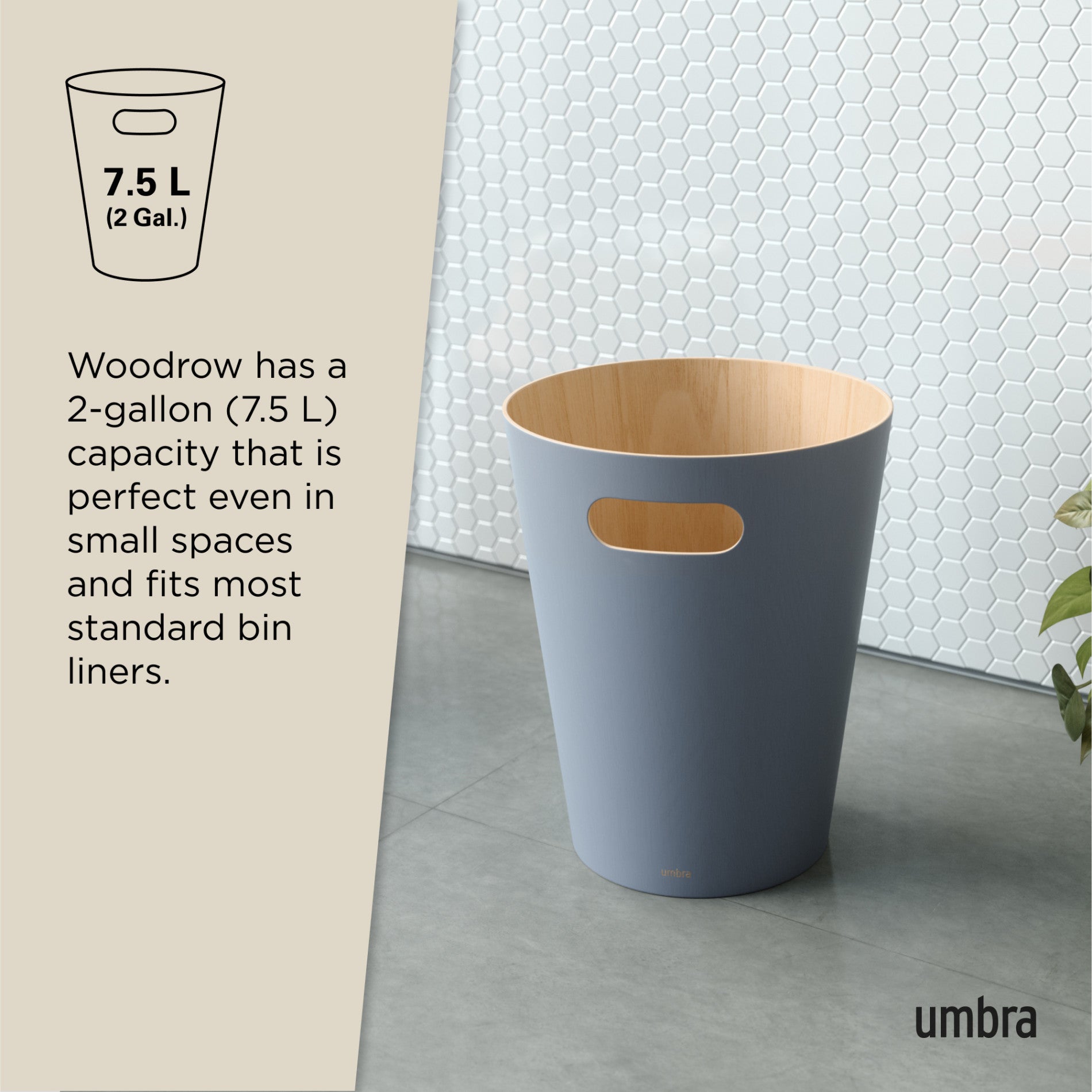 Woodrow Trash Can – Umbra Europe