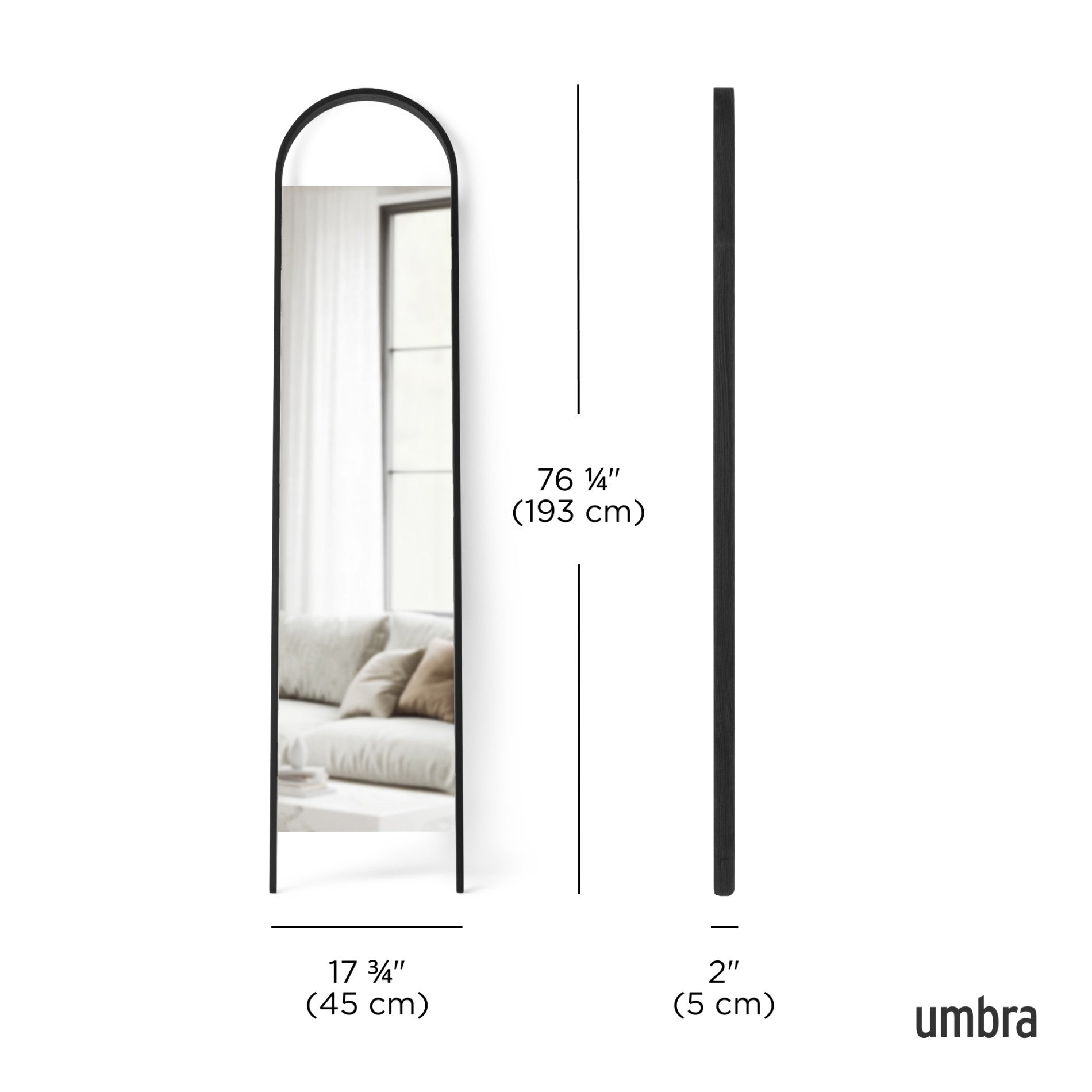 Bellwood Leaning Mirror – Umbra Europe
