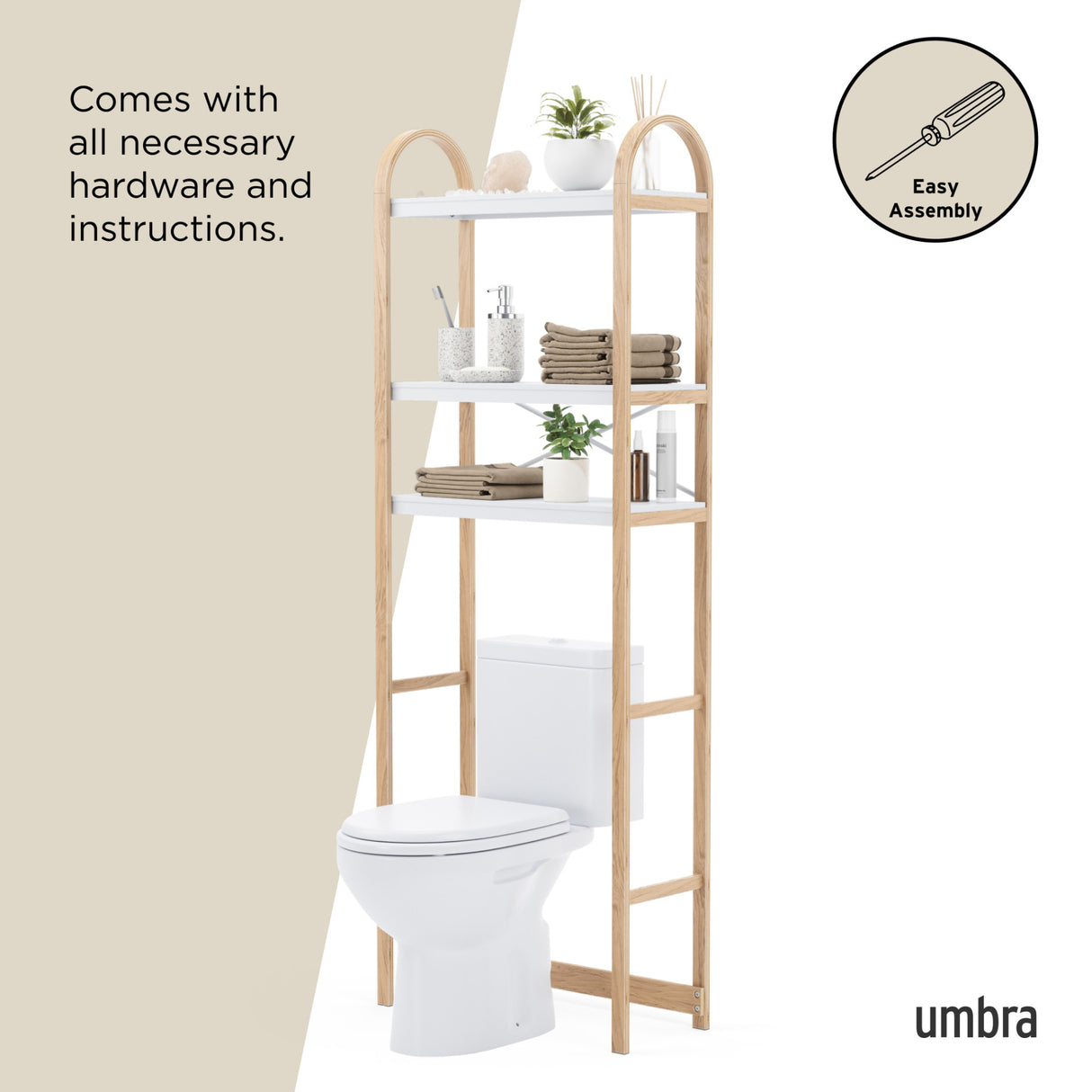Shelves & Magazine Racks | color: White-Natural
