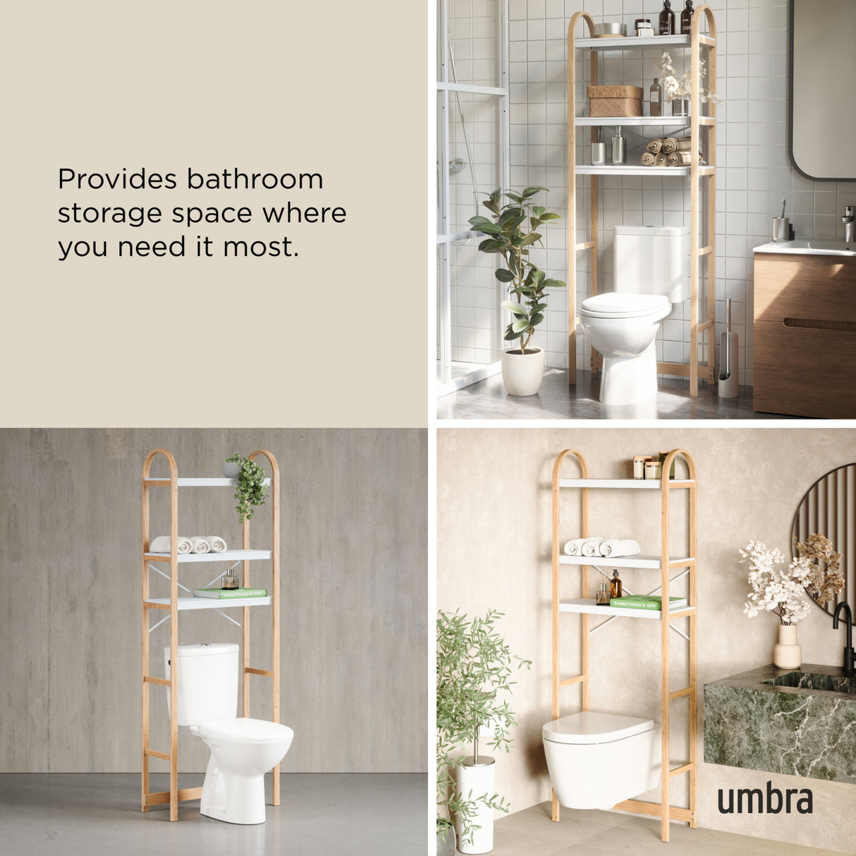 Shelves & Magazine Racks | color: White-Natural