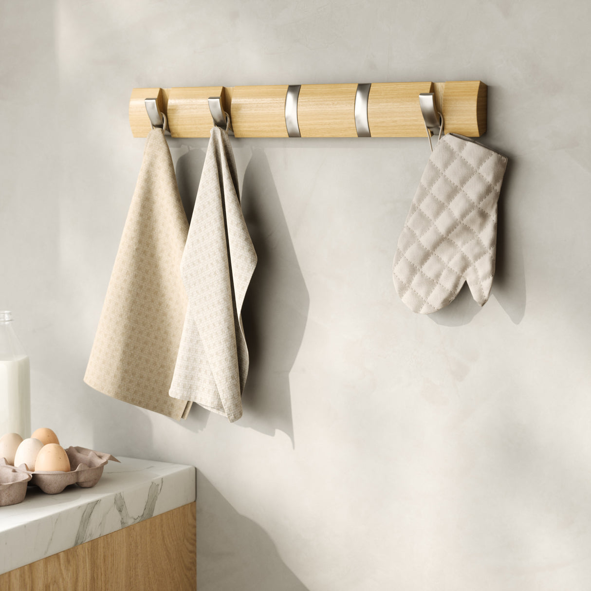 Wall Hooks | color: Natural-Nickel