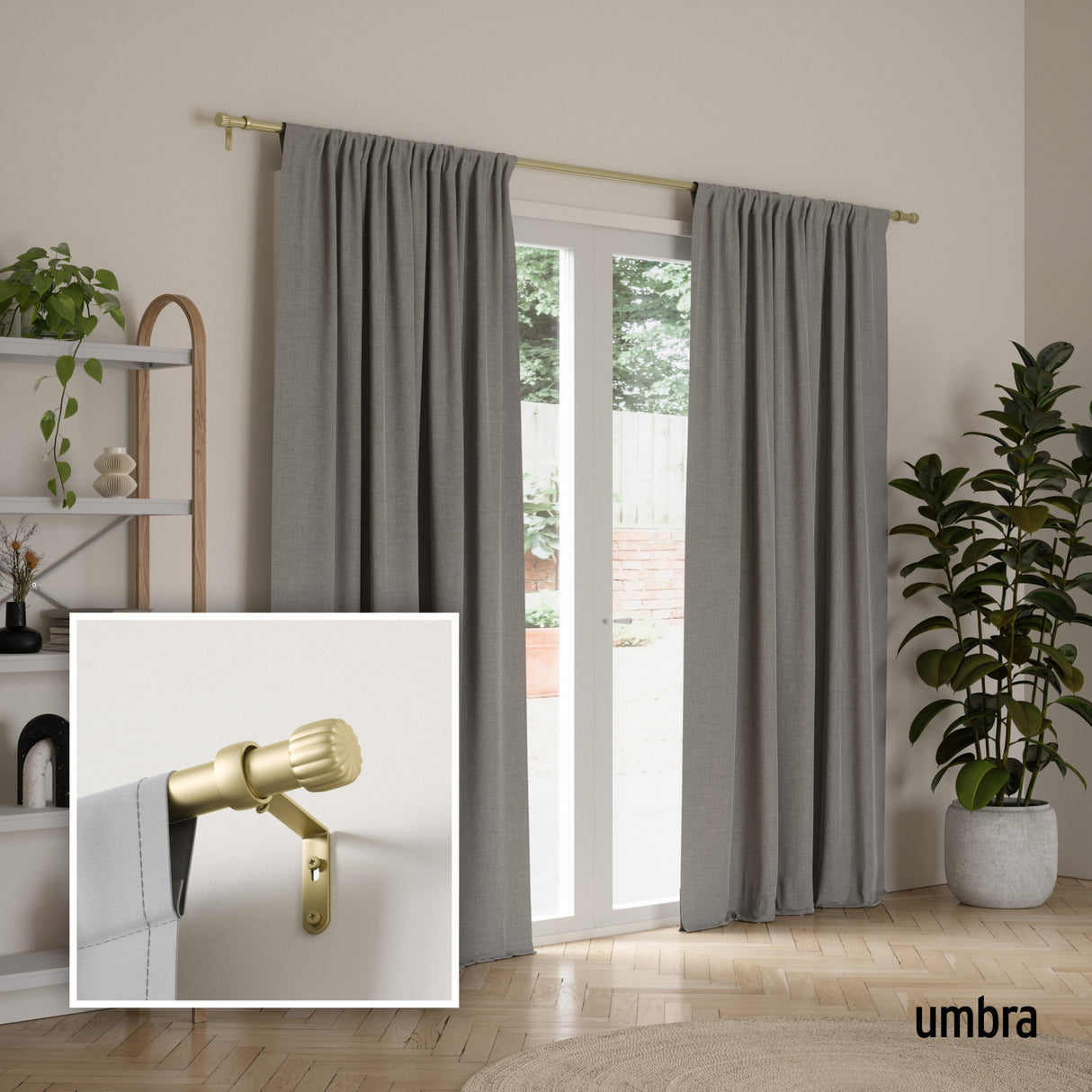 | color: Gold | size: 66-120" (168-305 cm) | diameter: 1" (2.5 cm)