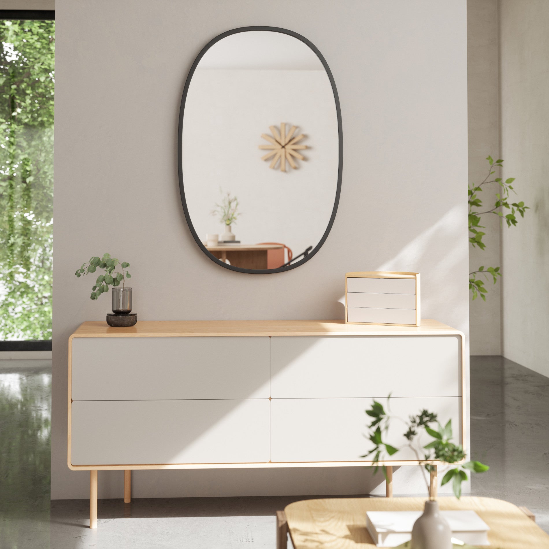鏡 umbra Ola Wall Mirror 鏡 umbra Ola Wall Mirror Amazon.com: Umbra Hub Oval Wall