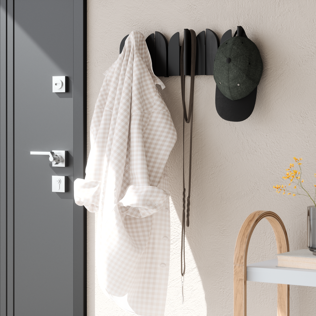 Wall Hooks | color: Black