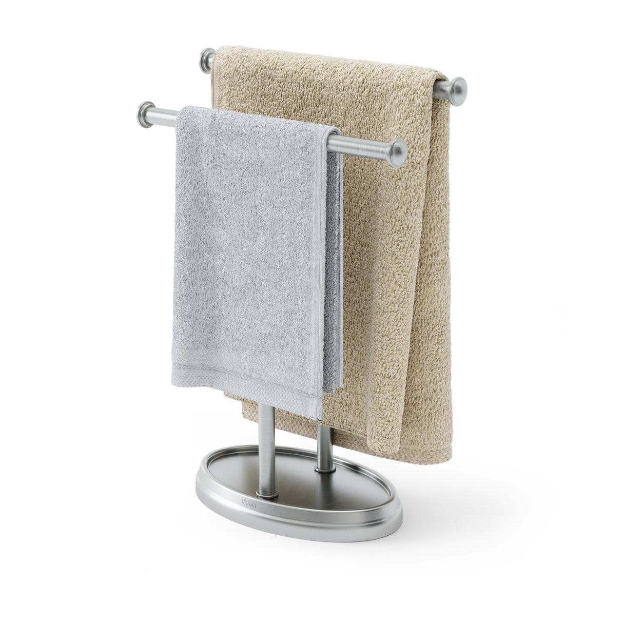 Flat Metal Hand Towel Holder Vertical