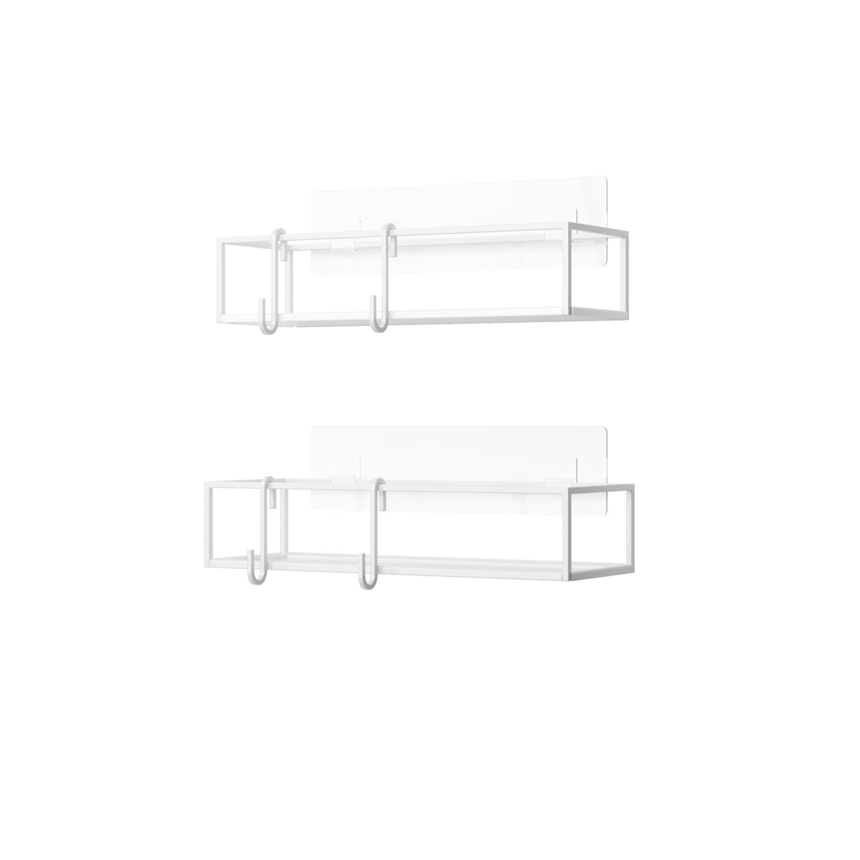 Shower Storage | color: White | size: Set of Two