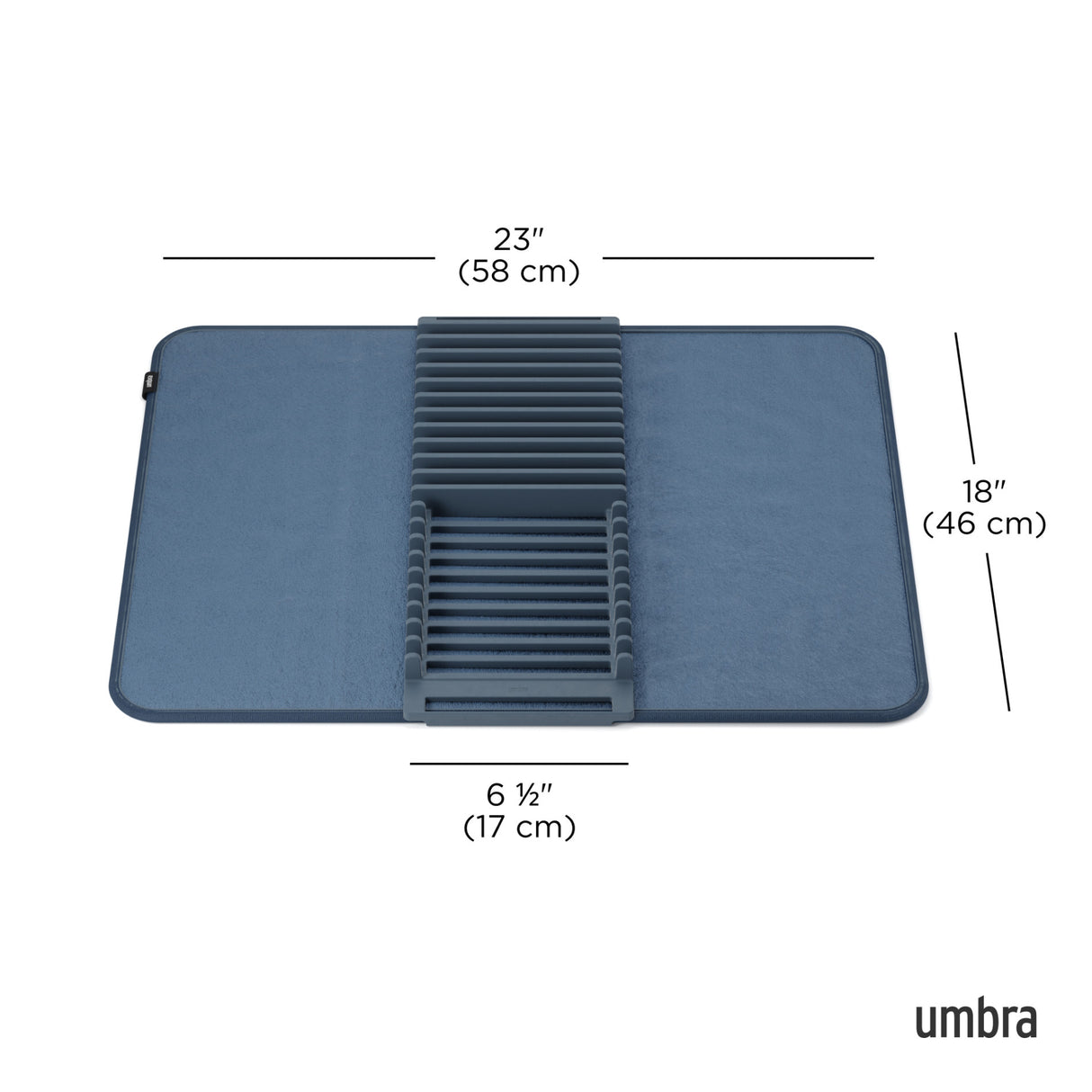 Dish Mats | color: Slate Blue